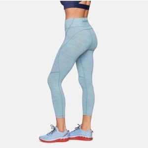 Outdoor Voices Light Blue Techsweat 3/4 Length Leggings XS
